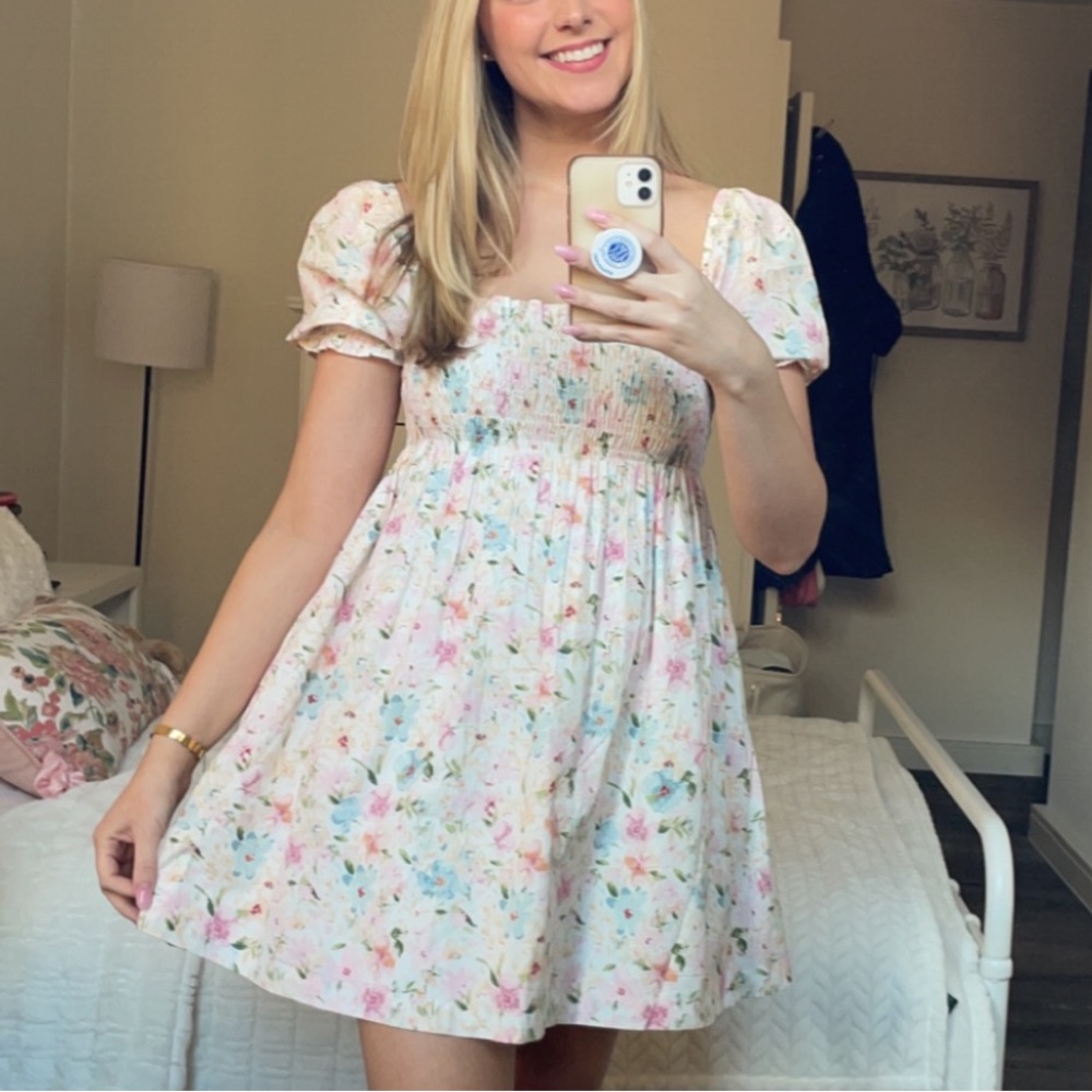 Emerson floral mini dress Abercrombie
